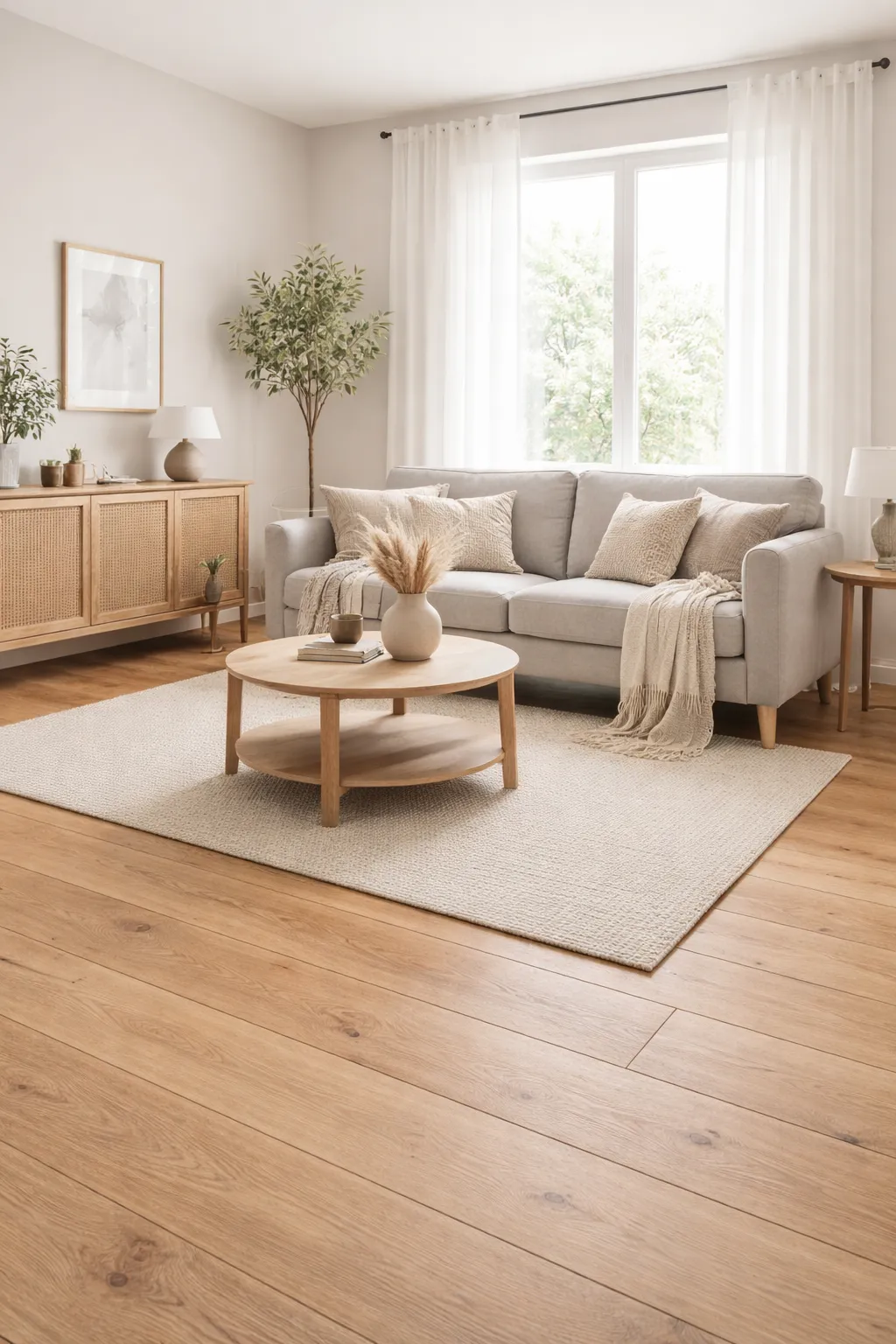 Parquet contrecollé chêne naturel