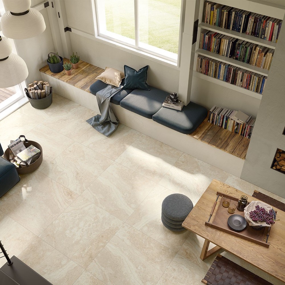 TRAVERTINO SILK IVORY 60X60