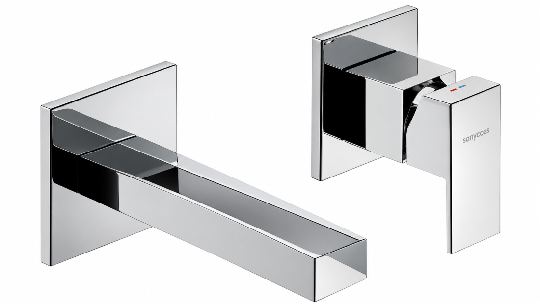 MONTMOROT • DESTOCKAGE mitigeur encastré chrome 80CM