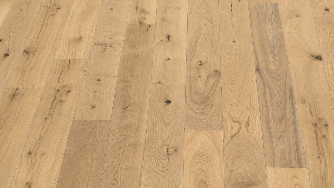 Vesoul • parquet contrecollé chêne brosse huilé oxy déclassé 180x14x2200