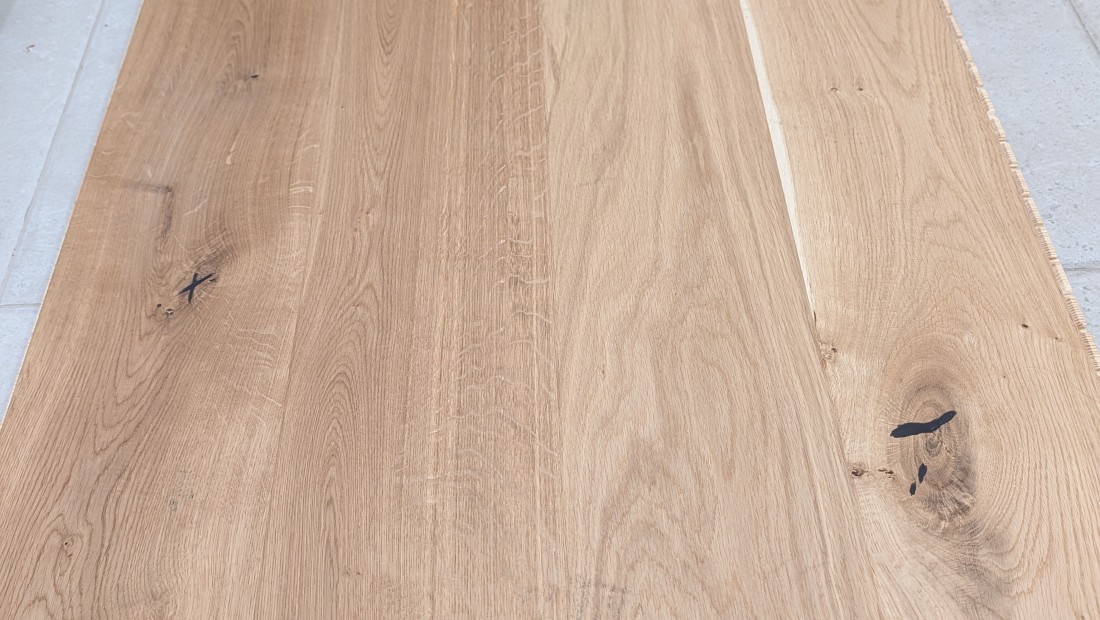 parquet contrecollé chêne rustique huile oxy déclassé 180x14x2200