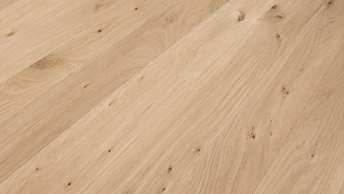 Vesoul • parquet contrecollé chêne aspect bois brut huilé oxy déclassé 155x14x1800
