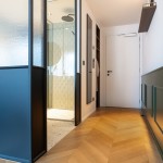 Parquet Contrecollé Point de Hongrie Chêne Naturel Verni 92x520x15mm