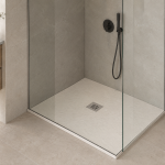 RECEVEUR ESSENTIAL 90x90 FINITION PIZARRA COLORIS 40T BONE