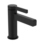 Mitigeur lavabo axis noir epoxy avec vidage clic clac noir