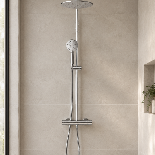 Colonne de Douche Thermostatique Nava chrome