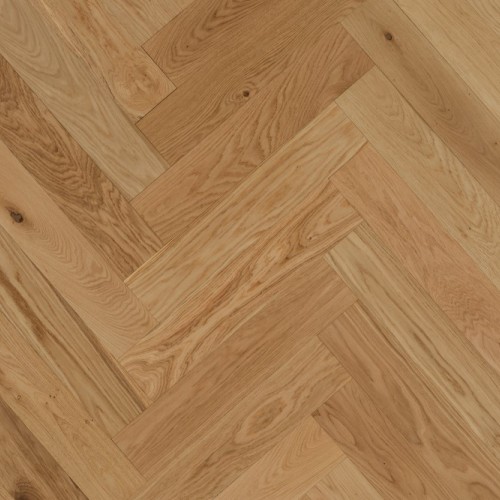 Parquet contrecollé Bâton rompu Chalet chêne naturel huilé 120x600x14 mm