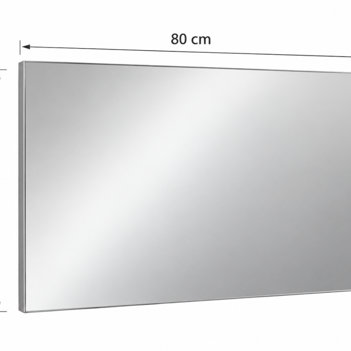Miroir alu 80x60cm